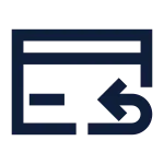 Money Refund Line SVG Icon